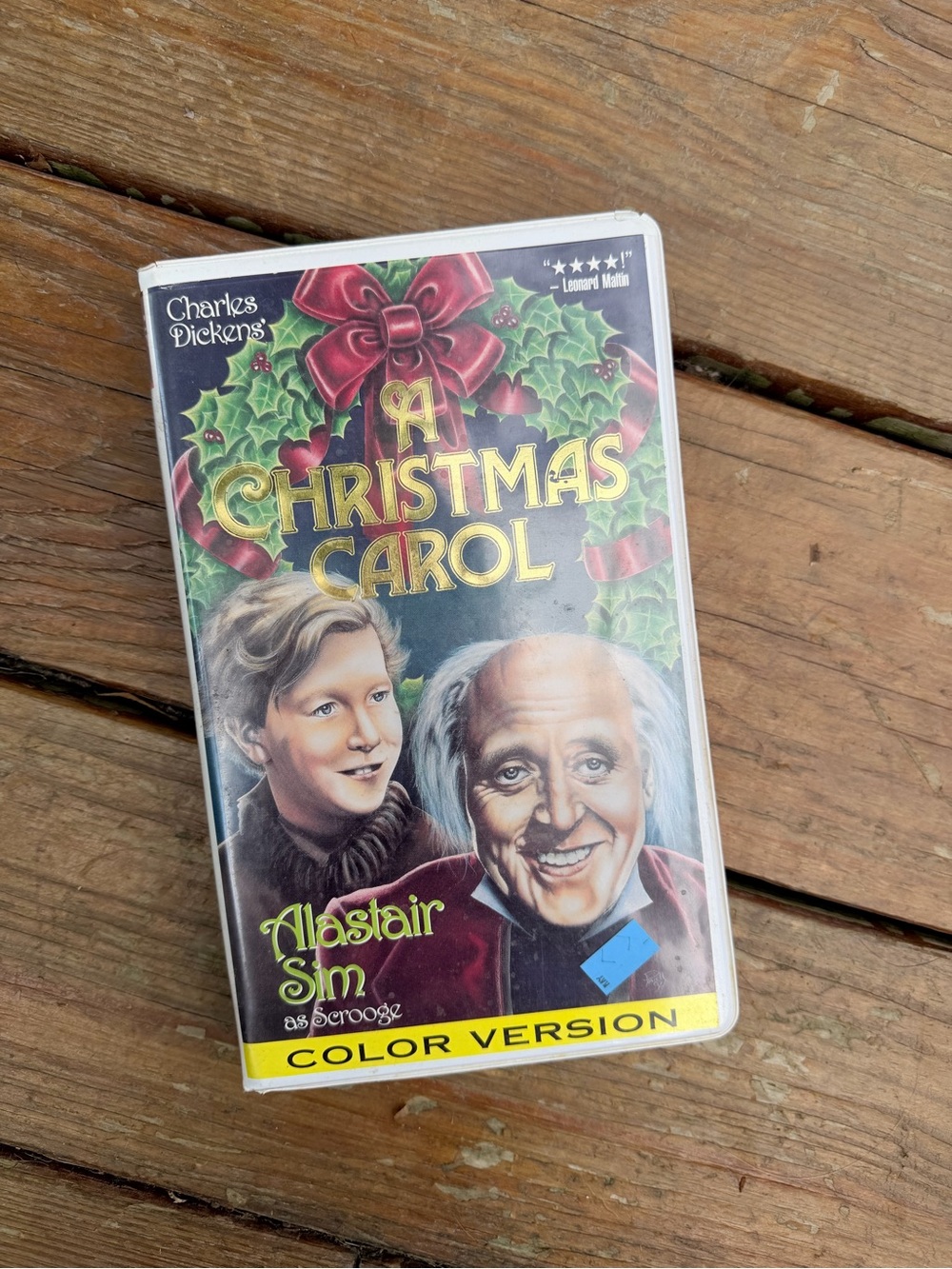 VCI Home Video A Christmas Carol VHS Colorized Color Version Alastair Sim 1951